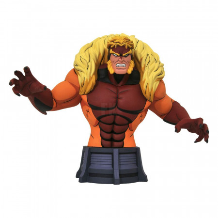 Marvel X-Men Animated Series busta Sabretooth 15 cm